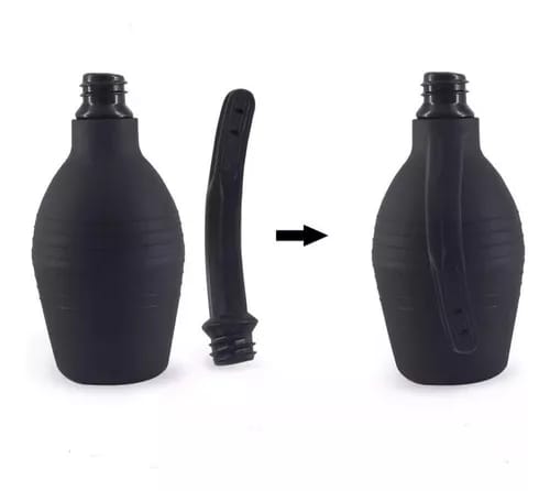 Ducha anal o vaginal 310 ml negro DG1075 y 160 ml DG1001