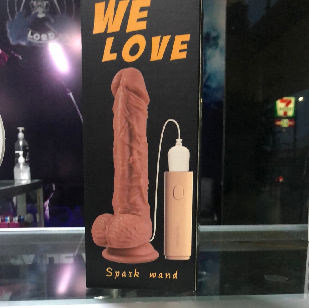 Dildo con vibración con cargador AE1060