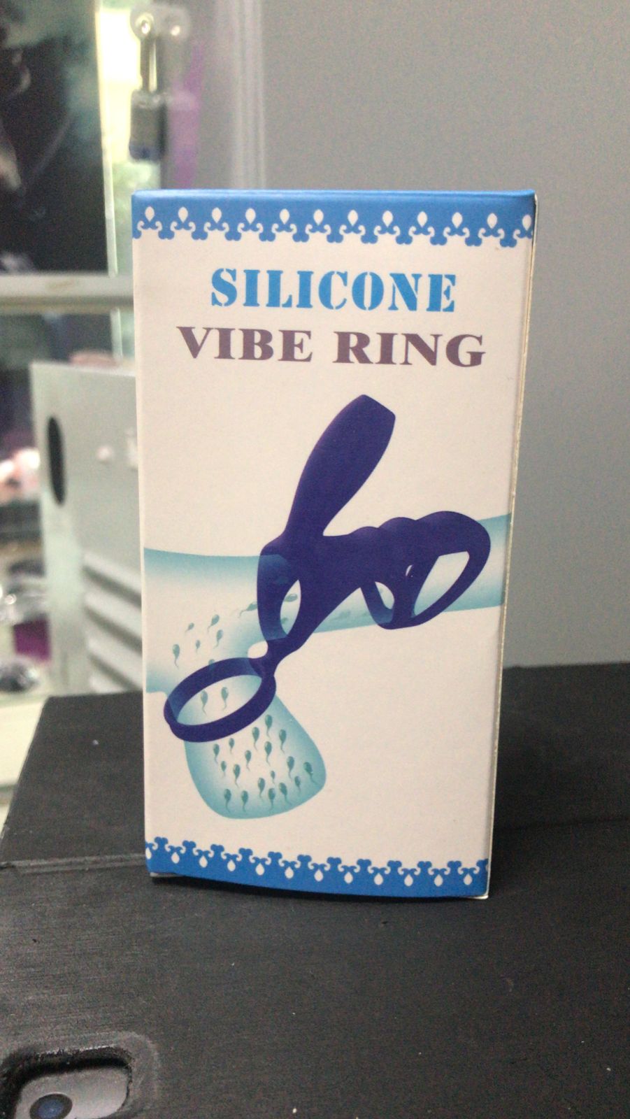 Anillo de testículos y extensor de tronco con estimulador de vibración Pat el clítoris AC1018