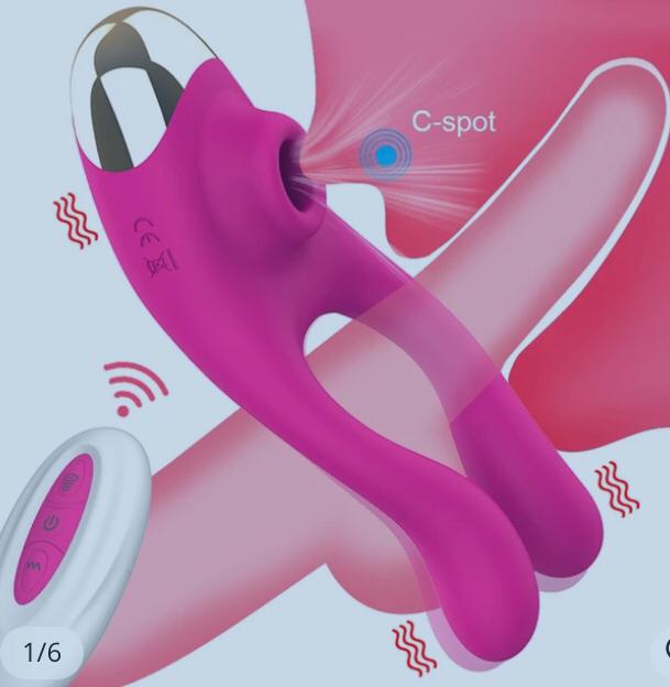Vibrador de clítoris con pulsión AU1002