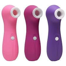 Vibrador de clítoris con succión de baterías AC1006