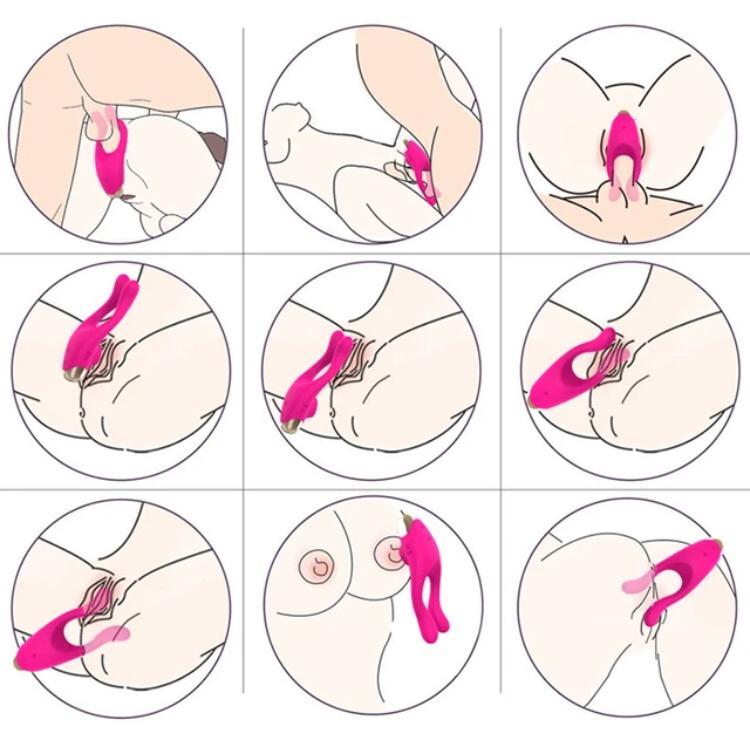 Vibrador de clítoris con pulsión AU1002