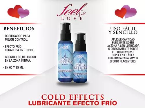 Lubricante efecto ice