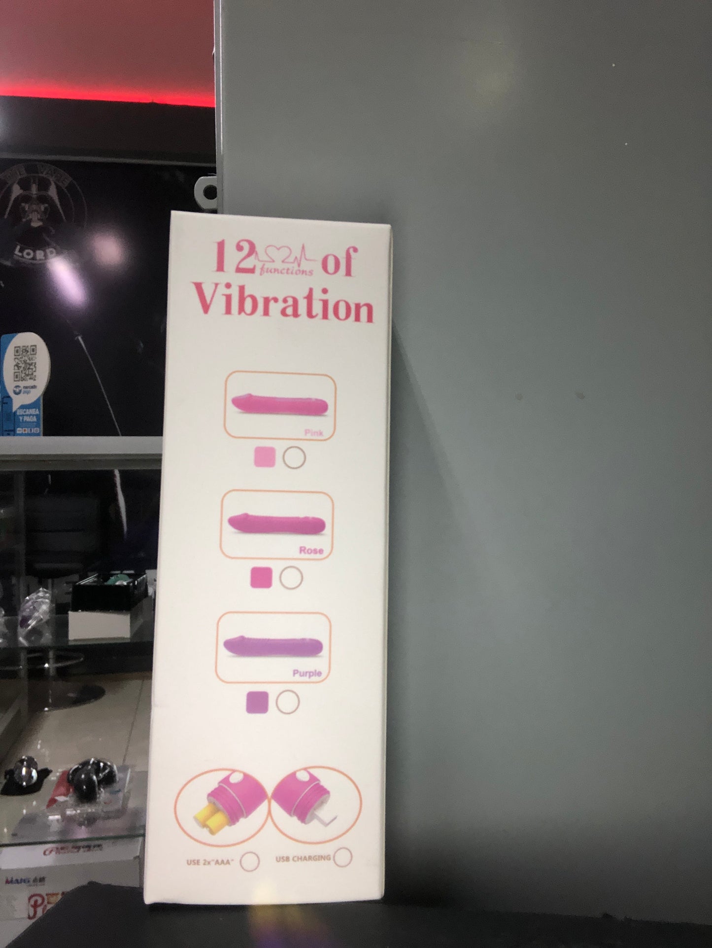 Bala vibradora con baterías y/o cargador usb AC1035