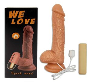 Dildo con vibración con cargador AE1060