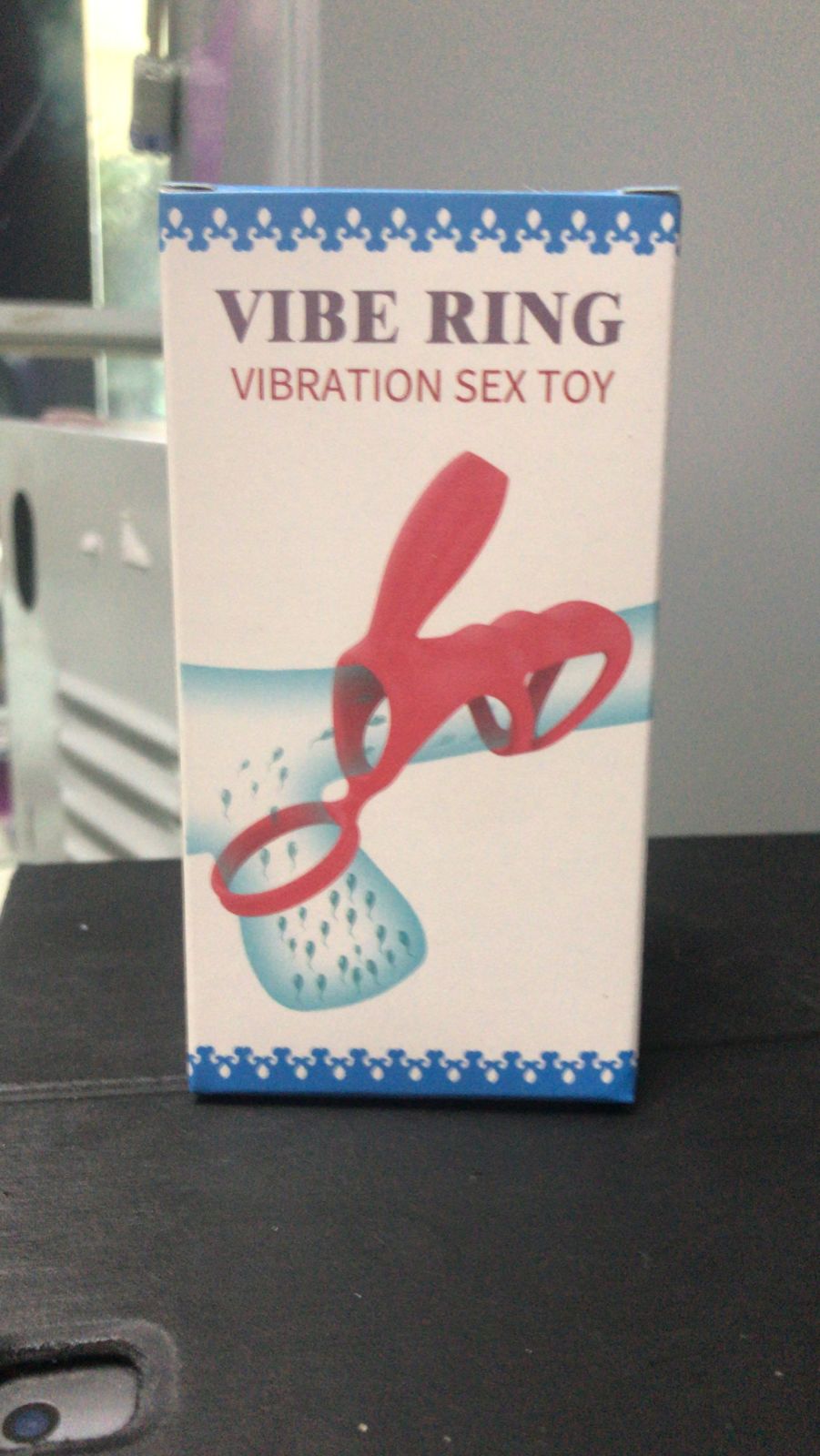 Anillo de testículos y extensor de tronco con estimulador de vibración Pat el clítoris AC1018